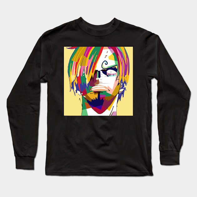 Sanji One Piece Long Sleeve T-Shirt by BarnawiMT